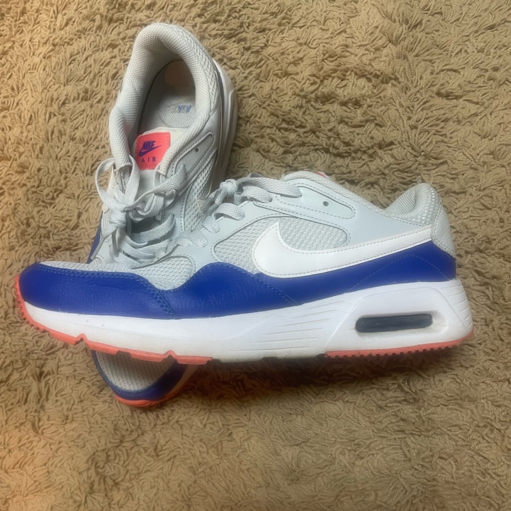 Nike air max men’s size 10 in Blue, White, and orange
